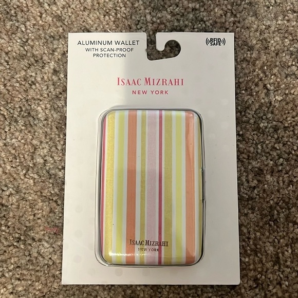 💗2/$10💗 NWT Isaac Mixrshi Aluminum Wallet (RFID SAFE) - Picture 1 of 2